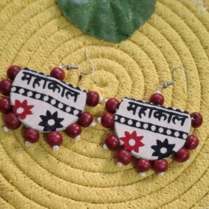 madhubani script elegance earrings