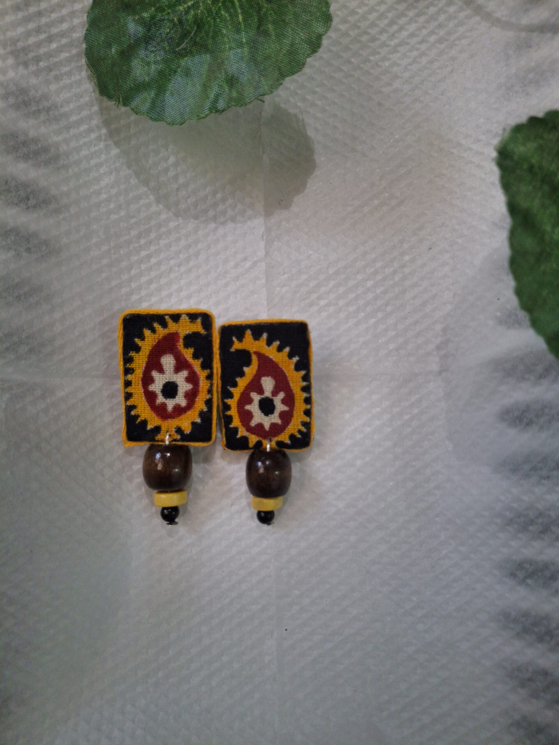 sunburst ajrakh studs sunburst ajrakh studs